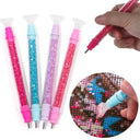 Crystal Dual-Ended 5D Diamond Painting Pen with Multi-Head Drill Set  ourlum.com   