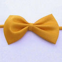 Dapper Adjustable Pet Bow Tie for Stylish Pets  ourlum.com Yellow one size 