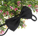 Dapper Adjustable Pet Bow Tie for Stylish Pets  ourlum.com black one size 