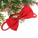 Dapper Adjustable Pet Bow Tie for Stylish Pets  ourlum.com Red one size 