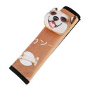 Cozy Animal Print Car Neck Pillow with Seatbelt Cover  ourlum.com Seat Belt 3  