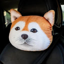 Cozy Animal Print Car Neck Pillow with Seatbelt Cover  ourlum.com Neck Pillow 3  