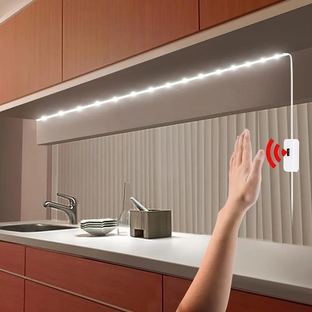 Motion-Activated USB LED Light Strip for Cabinets and TVs  ourlum.com   