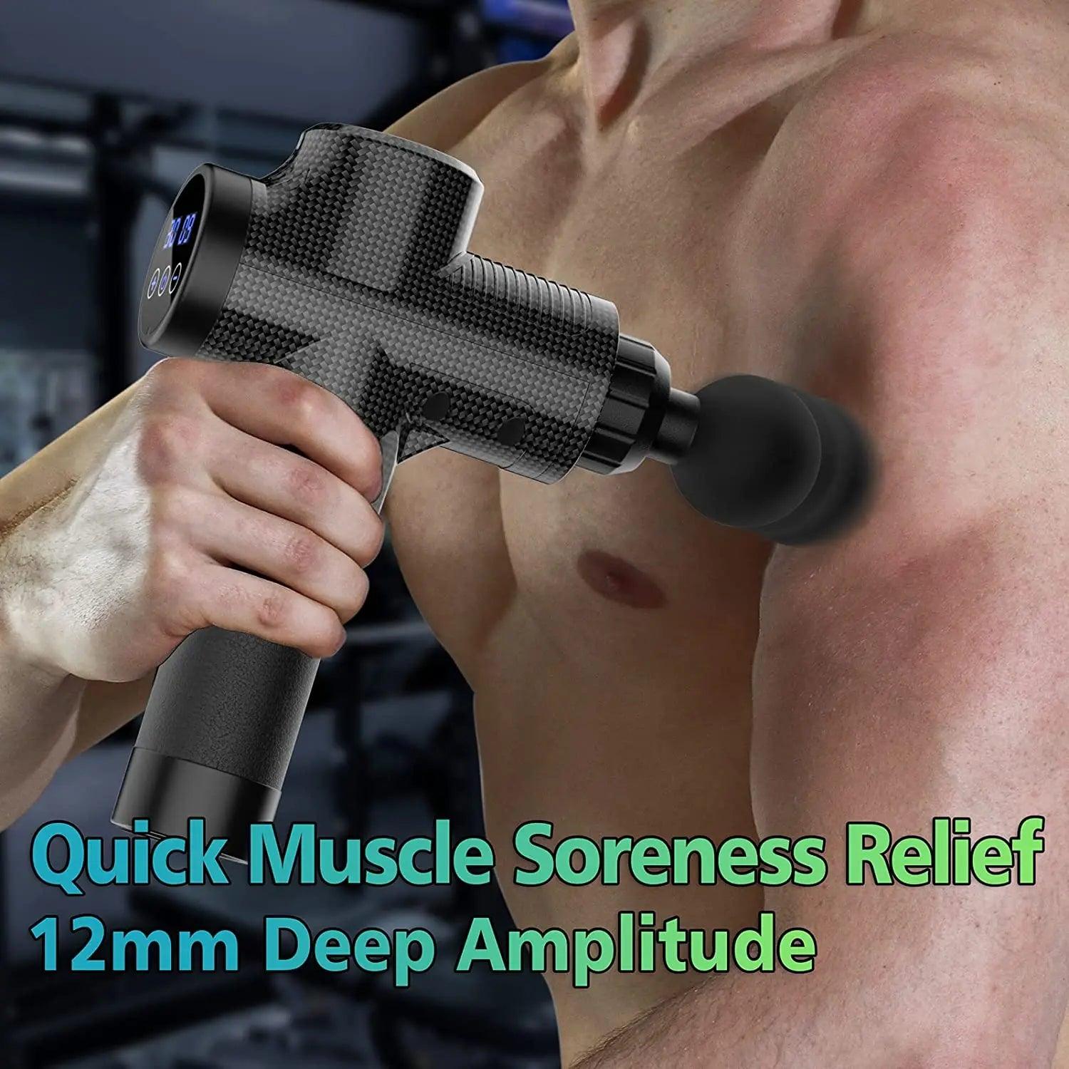 Ultimate Deep Tissue Massage Gun Set for Muscle Relief & Skin Rejuvenation  ourlum.com   