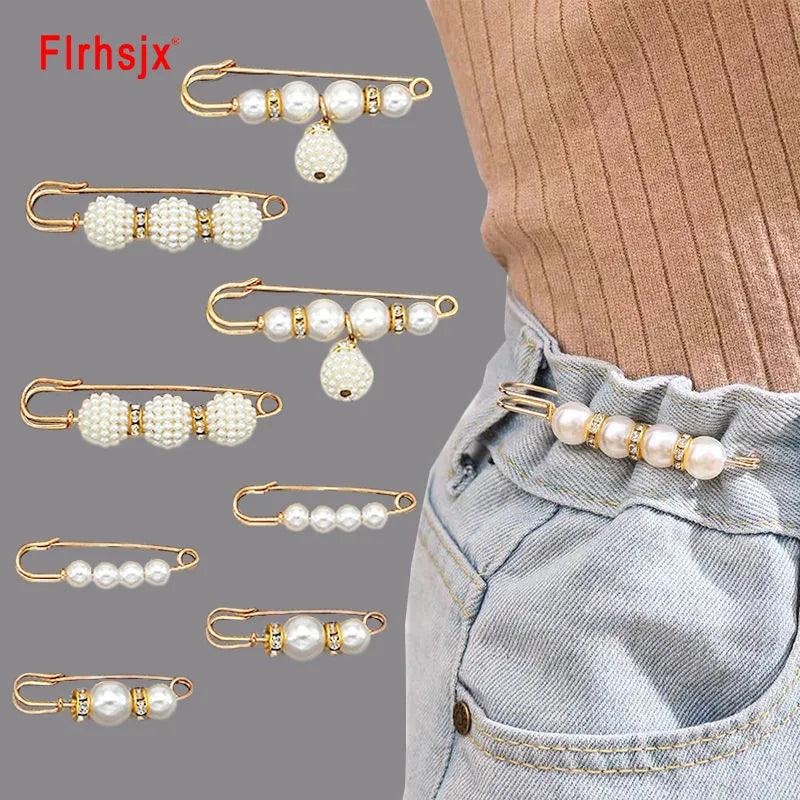 Waist-Slimming Metal Pin Fastener for Jeans - Easy Detach & Retractable Button  ourlum.com   