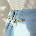 Waist-Slimming Metal Pin Fastener for Jeans - Easy Detach & Retractable Button  ourlum.com   