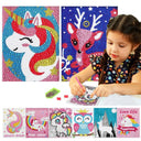 Enchanting Crystal Diamond Painting Kits for Kids - Deer, Unicorn, Owl Arts and Crafts  ourlum.com   