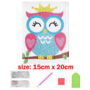 Enchanting Crystal Diamond Painting Kits for Kids - Deer, Unicorn, Owl Arts and Crafts  ourlum.com as the picture 4  