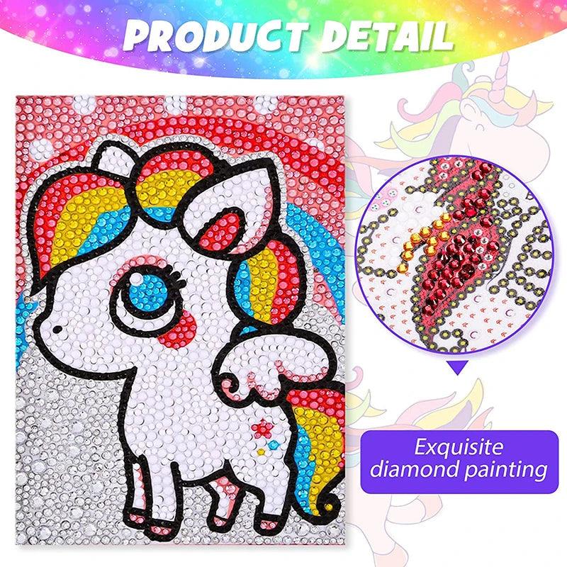 Enchanting Crystal Diamond Painting Kits for Kids - Deer, Unicorn, Owl Arts and Crafts  ourlum.com   