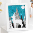 Whimsical Animal Diamond Painting Kit for Kids - DIY Crystal Rhinestone Craft Kit  ourlum.com K031 without frame  