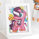 Whimsical Animal Diamond Painting Kit for Kids - DIY Crystal Rhinestone Craft Kit  ourlum.com K025 without frame  