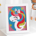 Whimsical Animal Diamond Painting Kit for Kids - DIY Crystal Rhinestone Craft Kit  ourlum.com K029 without frame  