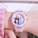 Frozen Princess Aisha Sophia Kids LED Watch with Luminous Effect  ourlum.com   