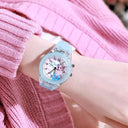 Frozen Princess Aisha Sophia Kids LED Watch with Luminous Effect  ourlum.com Aisha Blue  