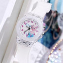 Frozen Princess Aisha Sophia Kids LED Watch with Luminous Effect  ourlum.com Aisha White  