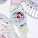 Frozen Princess Aisha Sophia Kids LED Watch with Luminous Effect  ourlum.com Sophia Green  