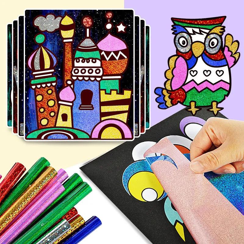 Magical DIY Cartoon Transfer Painting Kit for Creative Kids  ourlum.com   