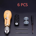 Leather Crafting Essentials Kit - Hand Sewing Awl Set for DIY Enthusiasts  ourlum.com Set A  