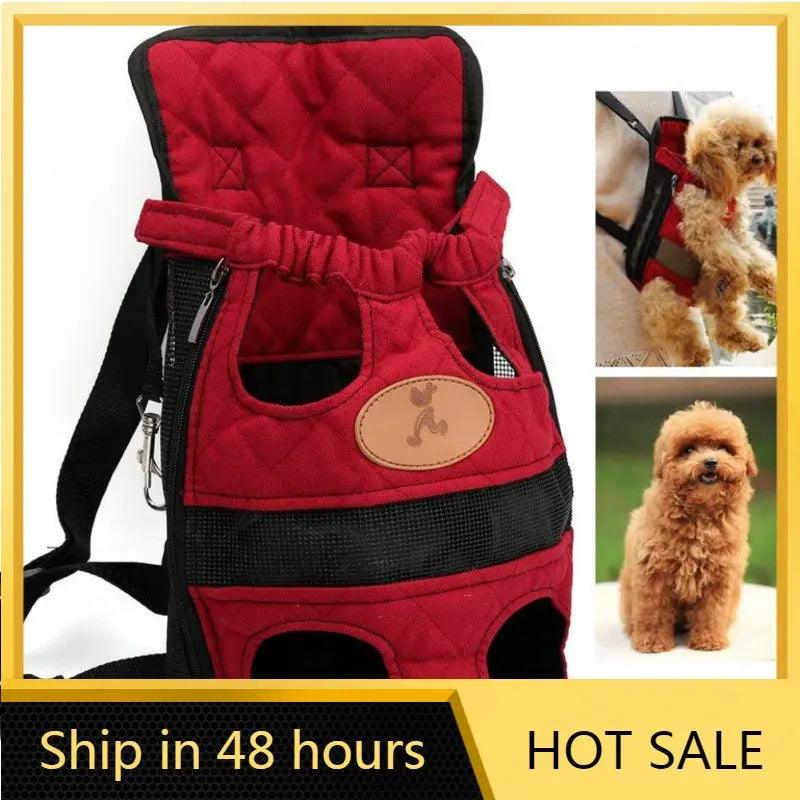 Pet Adventure Backpack for Small Dogs - Comfortable Front Carrier Bag  ourlum.com   