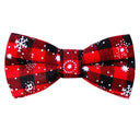 Festive Dog Bowtie Set for Small Dogs with Movable Christmas Bows  ourlum.com 4  