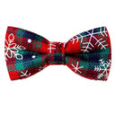 Festive Dog Bowtie Set for Small Dogs with Movable Christmas Bows  ourlum.com 3  