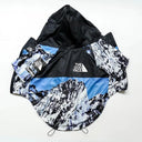 French Bulldog Print Waterproof Dog Raincoat with Hoodie - Stylish Windbreaker for Small and Big Dogs  ourlum.com Blue S 