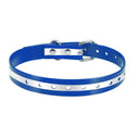 Adjustable Reflective Dog Collar with Waterproof Design  ourlum.com Blue  Reflect TPU United State 