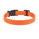 Adjustable Reflective Dog Collar with Waterproof Design  ourlum.com Orange Nylon collar United State 