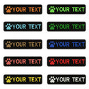 Customizable Dog Paw Embroidery Patch for Personalized Dog Accessories  ourlum.com   