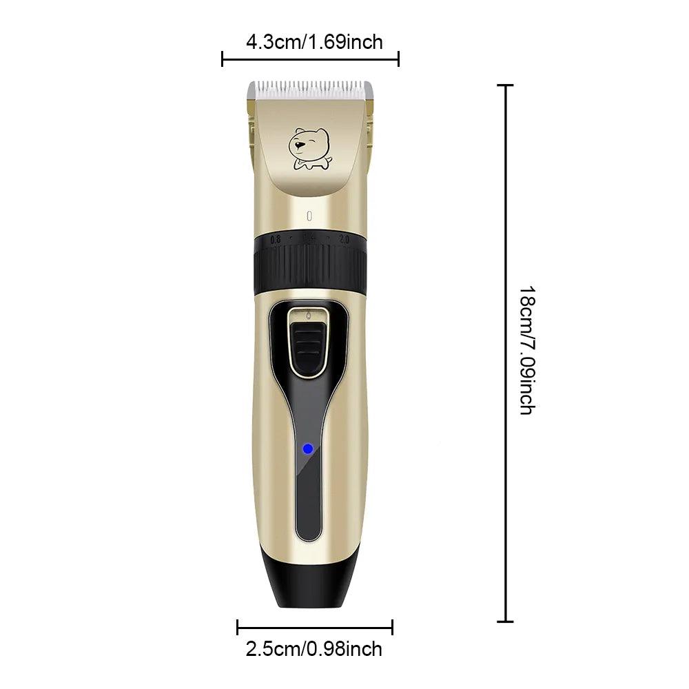 Quiet Paws: Cordless USB Rechargeable Pet Grooming Clipper with Precision Cutting  ourlum.com   