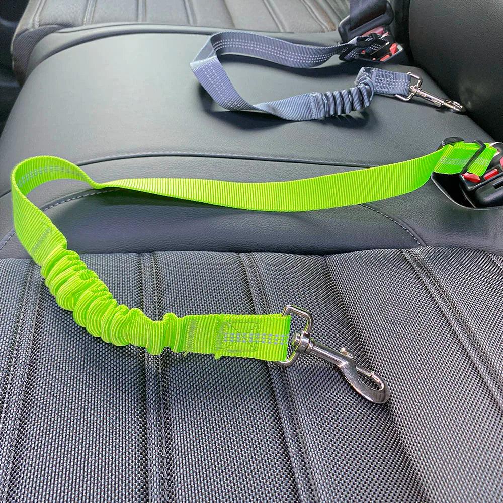 Secure Pet Travel Harness - Adjustable Dog Car Safety Belt & Leash  ourlum.com   
