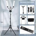 Adjustable LED Fill Light Studio Kit with Tripod and Rotatable Arms  ourlum.com 200cm Tripod Poland 