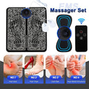 Ultimate Pulse Muscle Stimulation Foot Massager for Relaxation and Pain Relief  ourlum.com   