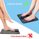 Foldable Electric EMS Foot Massager Mat with 8 Massage Modes and Smart Acupoint Capture  ourlum.com   