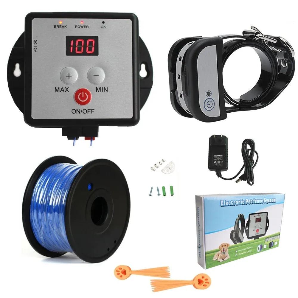 Wireless Pet Containment System with Adjustable Shock Levels and Speed Detection  ourlum.com   