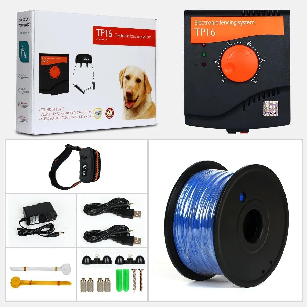 Wireless Pet Containment System with Adjustable Shock Levels and Speed Detection  ourlum.com Complete Kit 1 Dog 1  