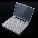 25-Piece Sewing Machine Bobbins Set with Thread Storage Case - Sewing Tools Kit  ourlum.com   