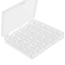 25-Piece Sewing Machine Bobbins Set with Thread Storage Case - Sewing Tools Kit  ourlum.com   