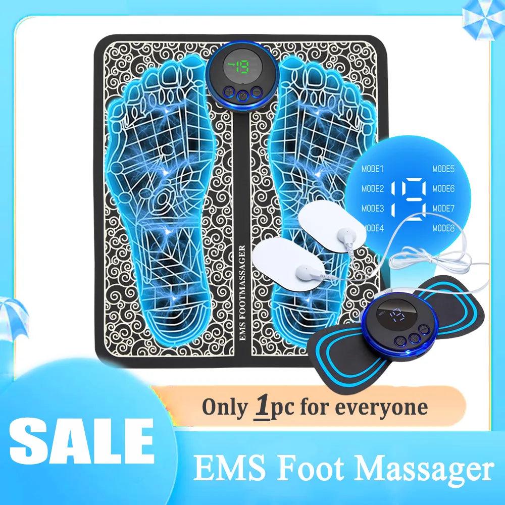 Ultimate EMS Foot Massager Mat with Multiple Massage Modes  ourlum.com   