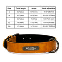 Luxury Personalized Leather Dog Collar with Engraved Nameplate - Adjustable for Small to XXL Breeds - Stylish and Secure Pet Accessory  ourlum.com Dark Orange Collar S 