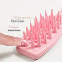 Silicone Scalp Massaging Brush with Extended Handle for Hair Care  ourlum.com   