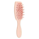 Silicone Scalp Massaging Brush with Extended Handle for Hair Care  ourlum.com Dark Pink  