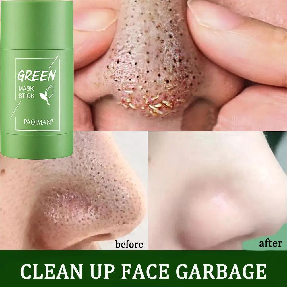 Green Tea Eggplant Acne-Control Stick Mask for Skin Hydration and Deep Cleansing  ourlum.com   