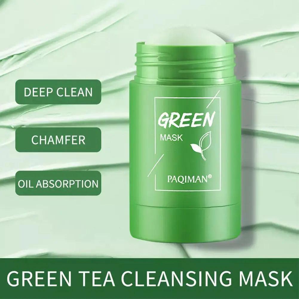 Green Tea Eggplant Acne-Control Stick Mask for Skin Hydration and Deep Cleansing  ourlum.com   