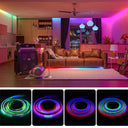 FCOB High Density RGB LED Light Strip - Addressable Dream Color Pixel 720 LEDs 12mm DC12V 24V WS2812B Flexible COB Lights  ourlum.com   