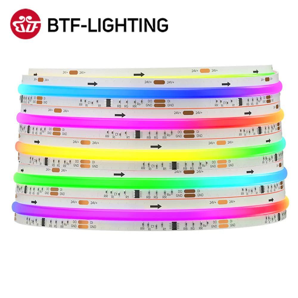 Colorful Flexible LED Light Strip with High Uniform Illumination and Energy Efficiency  ourlum.com DC12V 720 White PCB 1m 