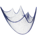 Nautical Cotton Fishing Net Wall Decor with Shells - Mediterranean Style Ocean Theme Home Ornament  ourlum.com   