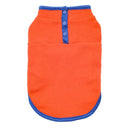 Stylish Fleece Dog Vest - Warm and Fashionable Apparel for Small Breeds  ourlum.com Orange XS 0.5-2 kg 