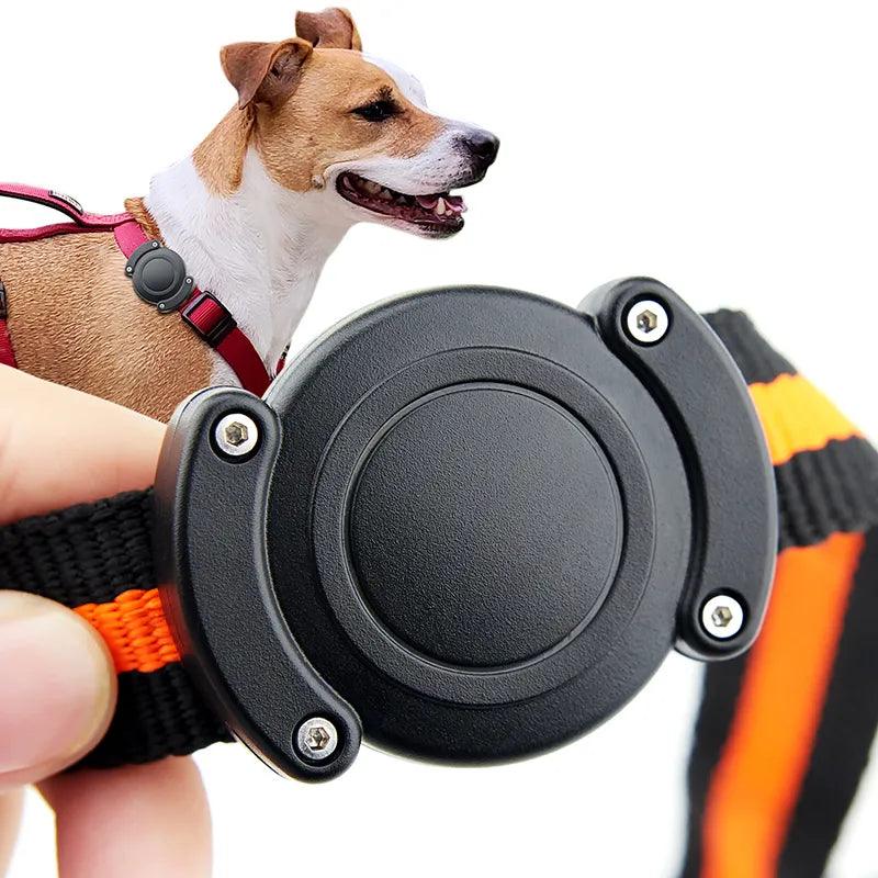 Waterproof Apple AirTag Holder for Giant Pets Collar - GPS Tracker Case  ourlum.com   