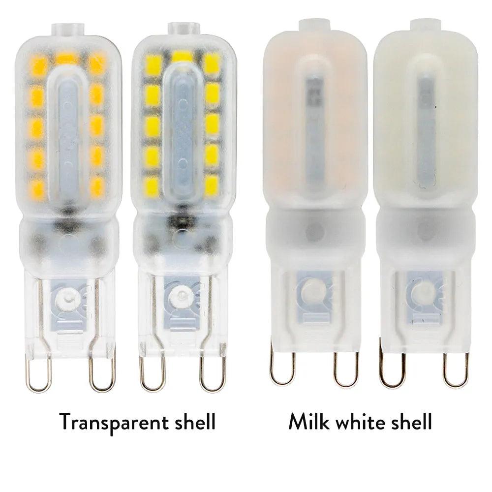 Elegant G9 LED Spotlight Bulb - Energy-Efficient Lighting for Crystal Chandeliers and More!  ourlum.com Warm White Milk White 110V | Yes | 3w